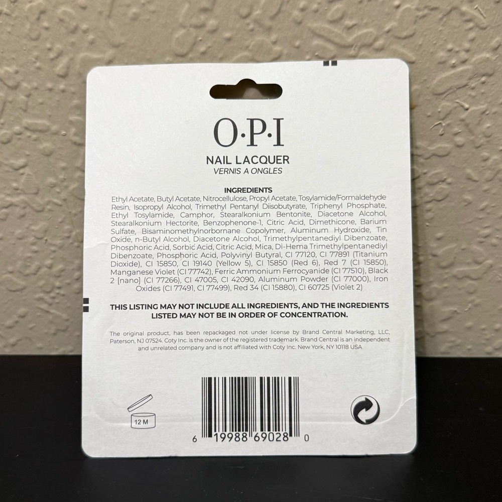 O.P.I 4pk Mini Nail Lacquer Set, NEW - Picture 2 of 8